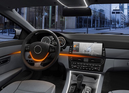 智能LED成功實現汽車內部動態照明